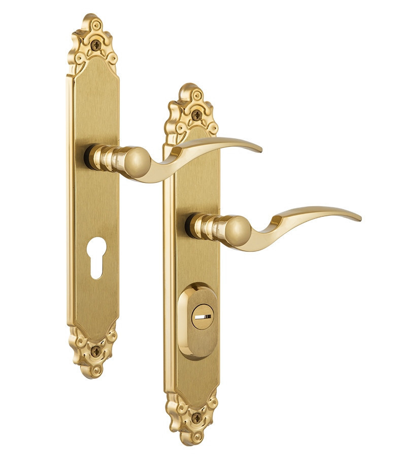 Захисна фурнітура ROSTEX OZDOBNA R mov-mov 90 мм титан pvd матовий 38-45 мм (Чехія)