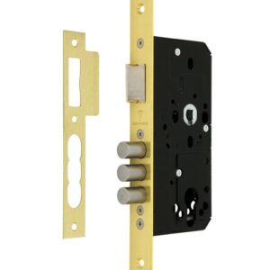 Замок врізний MUL-T-LOCK 1-WAY DIN 390 PB UNIV ВЅ50мм 90мм SP (Ізраїль)