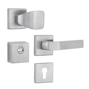 Фурнітура захисна ROSTEX *QUADRUM R/H fix-mov DIN SQUARE нержавіюча сталь матова 38-45 мм 3 клас (Чехія)