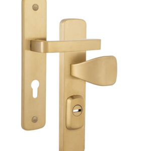 Захисна фурнітура ROSTEX *ASTRA R fix-mov 85 мм нержавіюча сталь матовий титан pvd (Чехія)