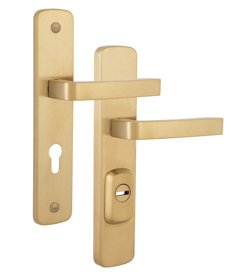 Захисна фурнітура ROSTEX ASTRA R mov-mov 85 мм титан PVD матовий (Чехія)