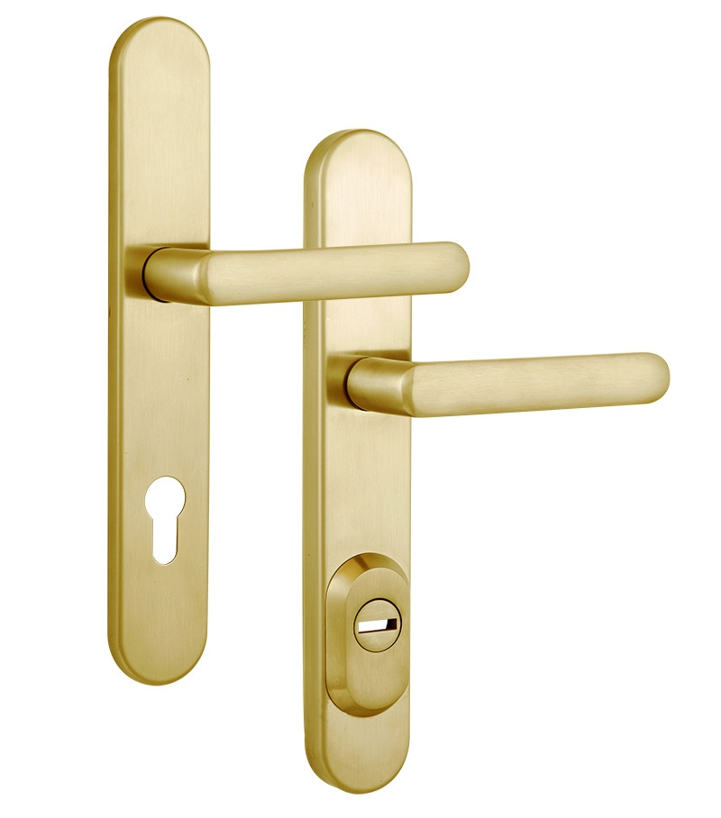 Захисна фурнітура ROSTEX EXСLUSIVE RX-40 mov-mov DIN PLATE 92 мм нерж. сталь матовий титан pvd (Чехія)