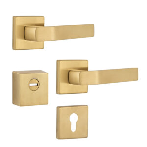 Захисна фурнітура ROSTEX QUADRUM R/H mov-mov нержавіюча сталь матовий титан pvd 23 мм (Чехія)