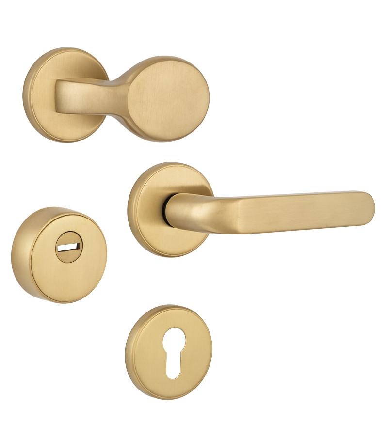 Фурнітура захисна ROSTEX *ROTONDUM R/S fix-mov нерж. сталь матовий титан pvd 23 мм (Чехія)