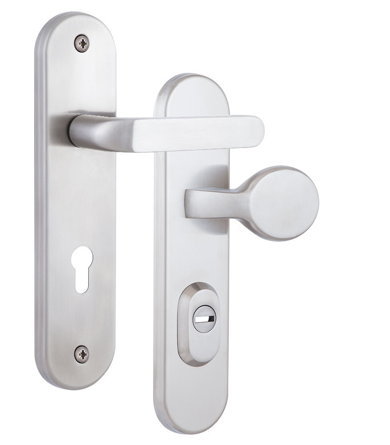 Захисна фурнітура ROSTEX SOLID-PRO+ F fix-mov 85 мм нерж. сталь мат. 13 мм 4 клас (Чехія)