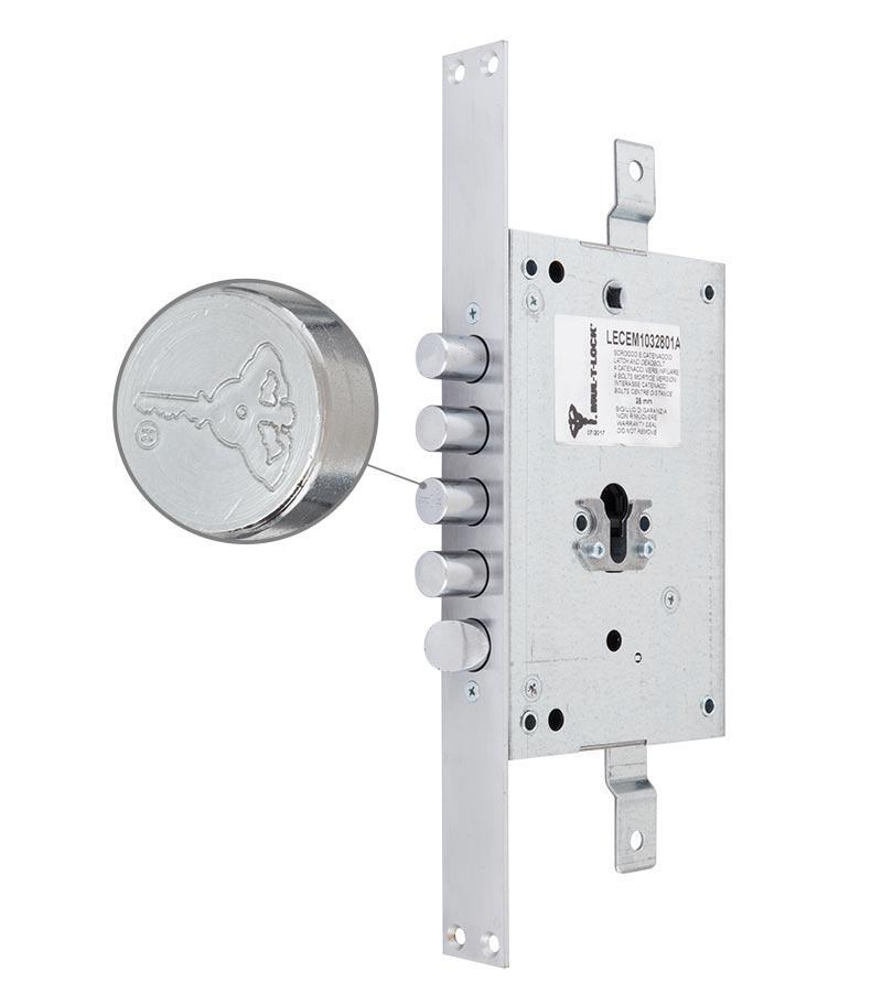 Замок врізний MUL-T-LOCK 3-WAY DIN+DIN 415G CR UNIV ВЅ63мм w/o_protector SP (Ізраїль)