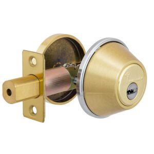 Замок врізний MUL-T-LOCK 1-WAY DEAD_BOLT DBM SHINY_BRASS UNIV ВЅ60мм CLASSIC VIP_CONTROL 2KEY+3KEY064 (Ізраїль)