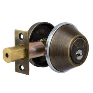 Замок врізний MUL-T-LOCK 1-WAY DEAD_BOLT DBM ANTIQUE_BRONZE UNIV ВЅ60мм CLASSIC VIP_CONTROL 2KEY+3KEY(Ізраїль)