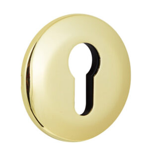 Щиток MUL-T-LOCK A733 DIN ROUND латунь PVD без шторки (Ізраїль)