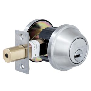 Замок врізний MUL-T-LOCK 1-WAY DEAD_BOLT CRONUS BRUSH_ST.STEEL UNIV BS60/70мм *INTERACTIVE (Ізраїль)