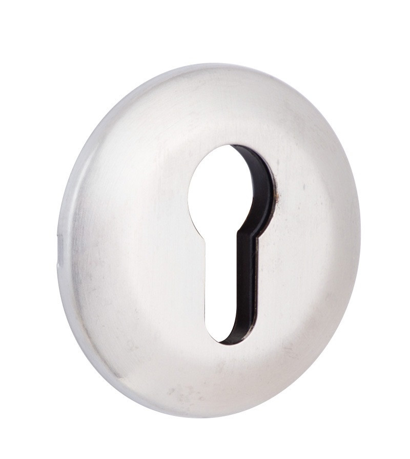 Щиток MUL-T-LOCK A733 DIN ROUND Хром_сатин CR_SAT без шторки (Ізраїль)