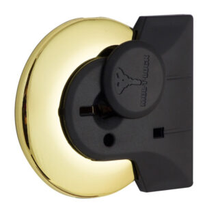 Щиток MUL-T-LOCK A732 MATRIX ROUND Латунь_PVD BRIGHT_BRASS_PVD зі шторкою (Ізраїль)