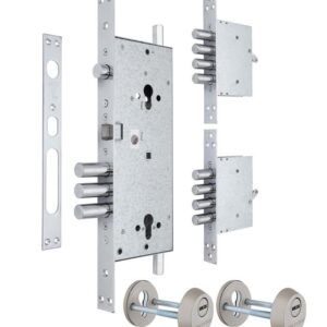 Замок врізний MUL-T-LOCK 3-WAY DIN+DIN 415G CR SATIN_NICKEL UNIV BS63мм 2_protectors SP (сюнь)