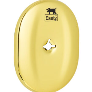 Щиток ESETY A703 OMEGA OVAL латунь PVD без шторки (Ізраїль)