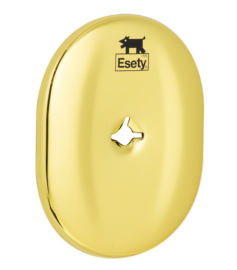 Щиток ESETY A703 OMEGA OVAL латунь PVD без шторки (Ізраїль)