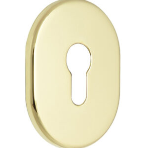 Накладка під циліндр MUL-T-LOCK A630 DIN OVAL 40-50 мм латунь PVD без шторки (Ізраїль)