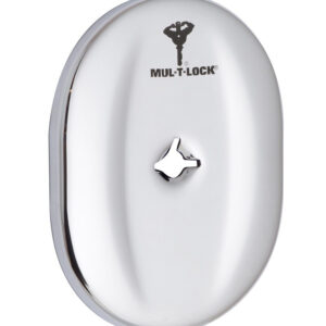 Накладка MUL-T-LOCK A702 OMEGA OVAL без шторки хром полірований (Ізраїль)
