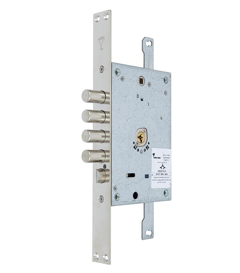 Замок врізний MUL-T-LOCK 3-WAY OMEGA OFMPA10328L CR UNIV ВЅ65мм 85мм *OMEGA 3in1 3KEY+1KEY+1KEY OMG (Ізраїль)