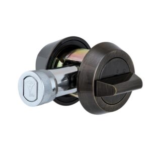 Замок врізний MUL-T-LOCK 1-WAY DEAD_BOLT HERCULAR ANTIQUE_BRONZE UNIV BS60/70мм *INTERACTIVE+ 3KEY DN(Ізраїль)