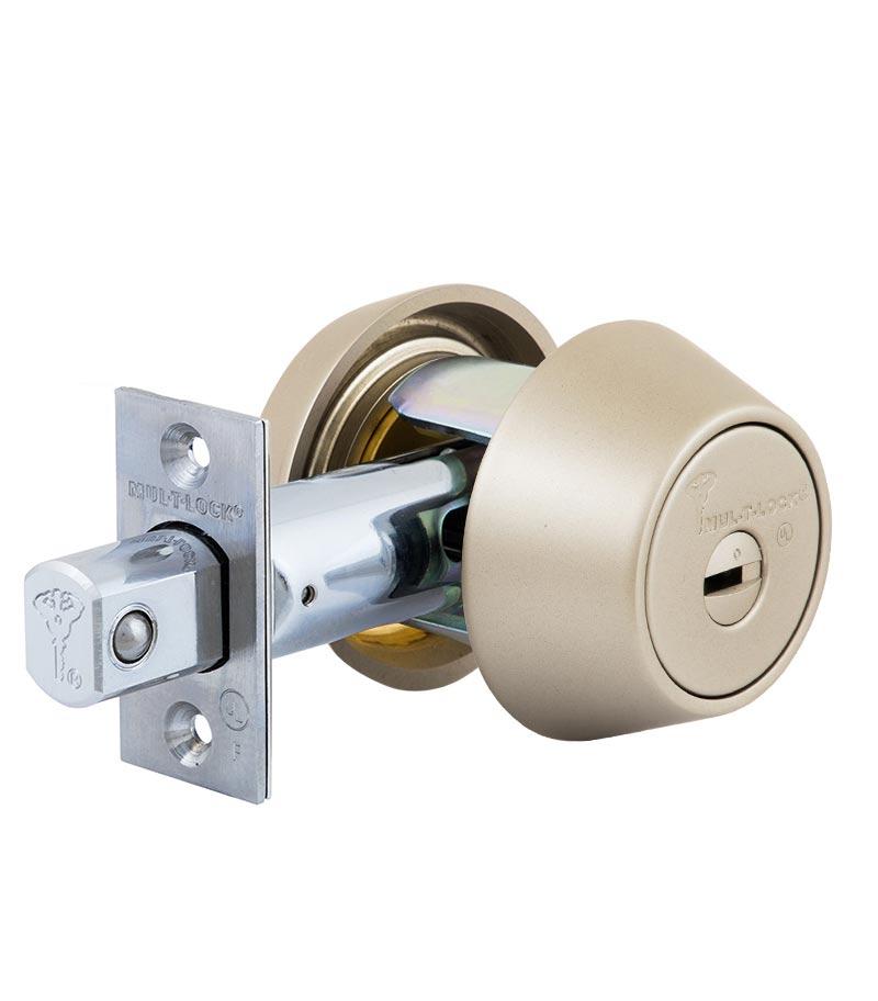 Замок врізний MUL-T-LOCK 1-WAY DEAD_BOLT HERCULAR SATIN_NICKEL UNIV BS60/70мм *INTERACTIVE+ VIP_CONTR (Ізраїль)
