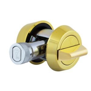 Замок врізний MUL-T-LOCK 1-WAY DEAD_BOLT HERCULAR SHINY_BRASS UNIV BS60/70мм *INTERACTIVE+ 3KEY DND3D (Ізраїль)