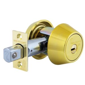 Замок врізний MUL-T-LOCK 1-WAY DEAD_BOLT HERCULAR SHINY_BRASS UNIV BS60/70мм *MT5+ 3KEY DND2C_B/S 94 (Ізраїль)