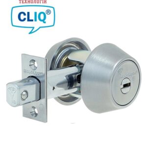Замок врізний MUL-T-LOCK 1-WAY DEAD_BOLT HERCULAR CHROME_MAT UNIV BS60/70мм *INTERACTIVE+ CLIQ M/S (Ізраїль)