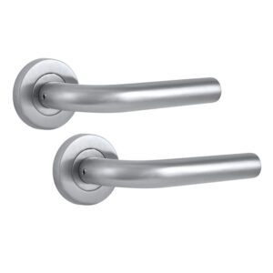 Ручка дверна ROSTEX BERGAMO ES52 Нерж. сталь мат (Чехія)