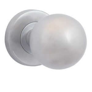 Ручка дверна ROSTEX BOLL ES52 fix ROUND Нерж.сталь мат шток 65 мм (Чехія)