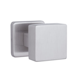 Ручка дверна ROSTEX DESIGN H53 fix SQUARE Нерж.сталь мат шток 65 мм (Чехія)