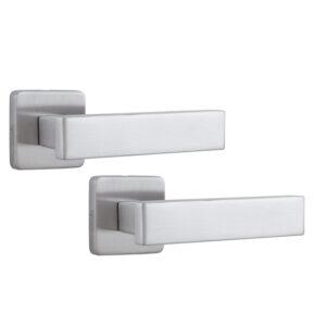 Ручка дверна ROSTEX CASTELO H53 Нерж.сталь мат (Чехія)