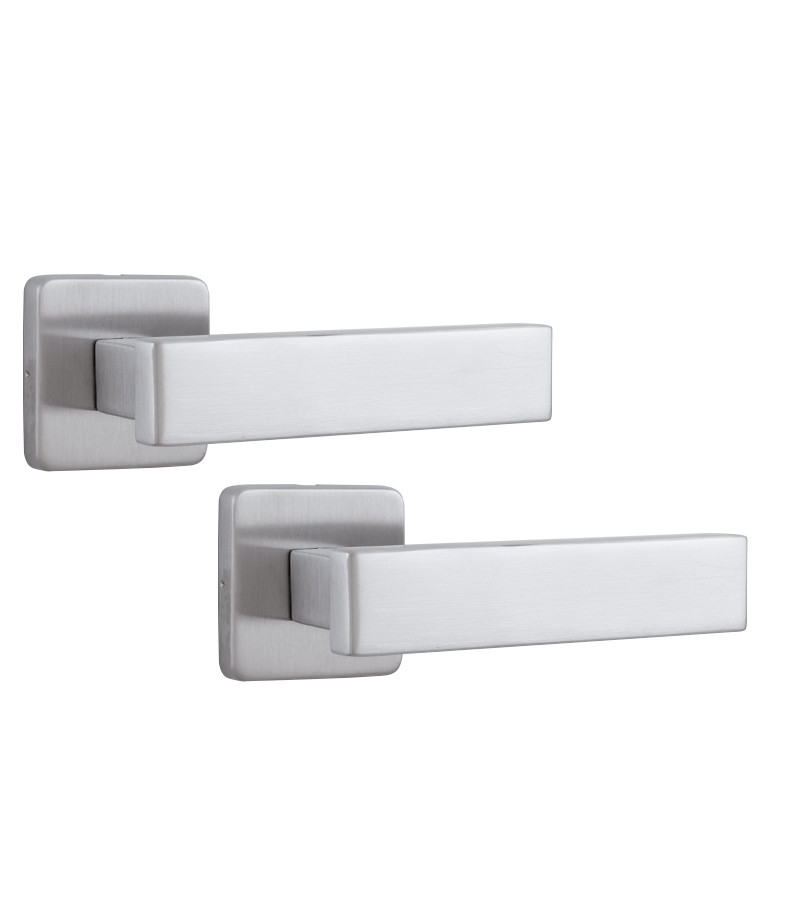 Ручка дверна ROSTEX CASTELO H53 Нерж.сталь мат (Чехія)