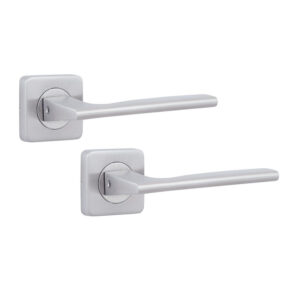 Ручка дверна ROSTEX NOVARA H50 Нерж.сталь мат 38-52 мм (Чехія)