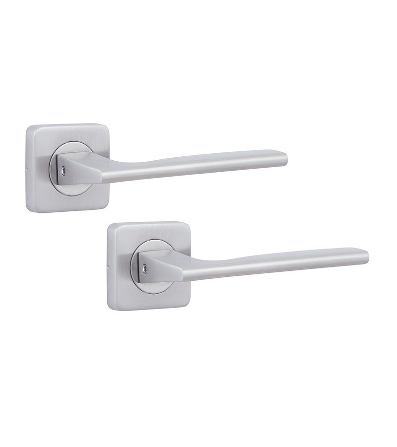 Ручка дверна ROSTEX NOVARA H50 Нерж.сталь мат 38-52 мм (Чехія)