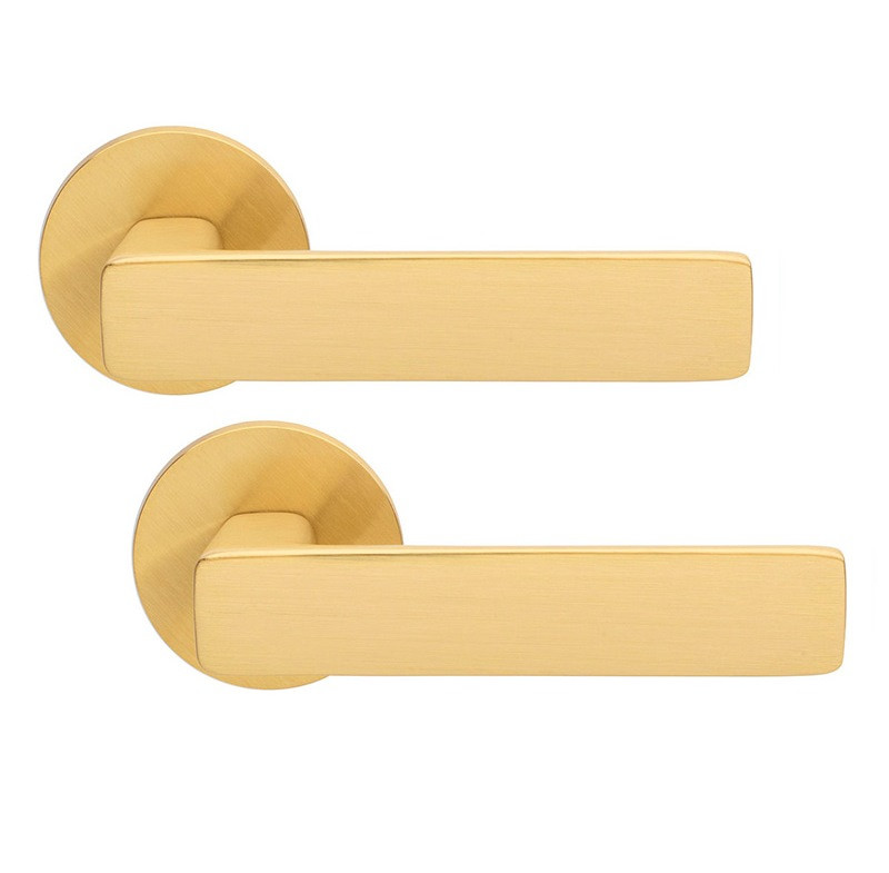 Ручка дверна ABLOY FORUM 4/007 латунь матова (Фінляндія)