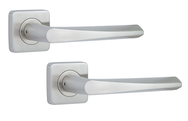 Ручка дверна ROSTEX PARMA H50 Нерж. сталь мат. (Чехія)