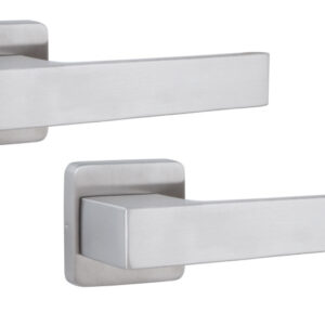 Ручка дверна ROSTEX RAVENA H53 нерж. сталь матова (Чехія)