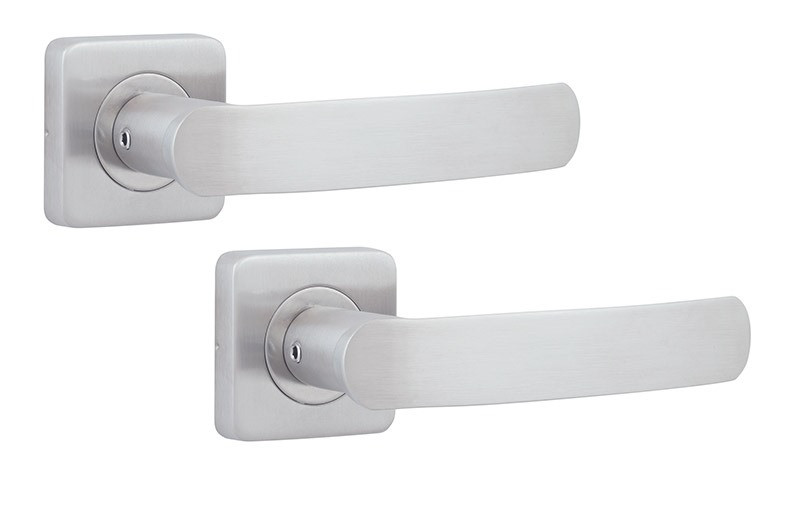 Ручка дверна ROSTEX TRENTO H50 нерж. сталь матова (Чехія)