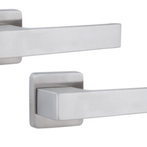 Ручка дверна ROSTEX ROMA H53 нерж. сталь матова (Чехія)