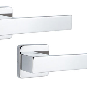 Ручка дверна ROSTEX RAVENA H53 mov-mov хром полірований (Чехія)