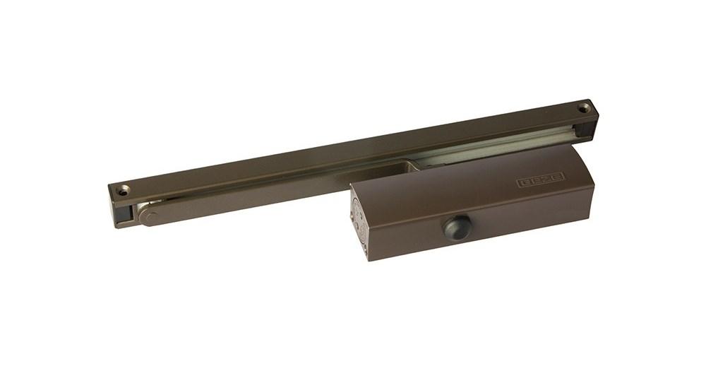 Дотягувач GEZE TS1500 коричневий із ковзною тягою (Німеччина)