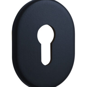 Накладка під циліндр DiSec KT036 OVAL N внутрішня чорна фарба (Італія)