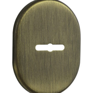 Накладка під сувальдний ключ DiSec KT090 MATRIX OVAL з прихованою шторкою бронза сатин (Італія)
