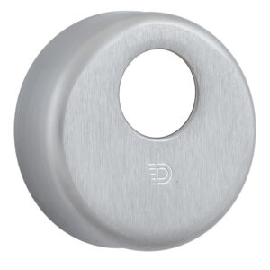 Накладка DISEC A0397 хром матовий Т з логотипом (Італія)