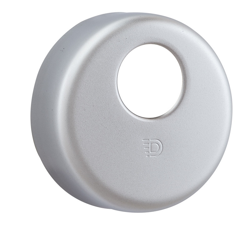 Накладка DISEC A0397 нікель сатин S з логотипом (Італія)