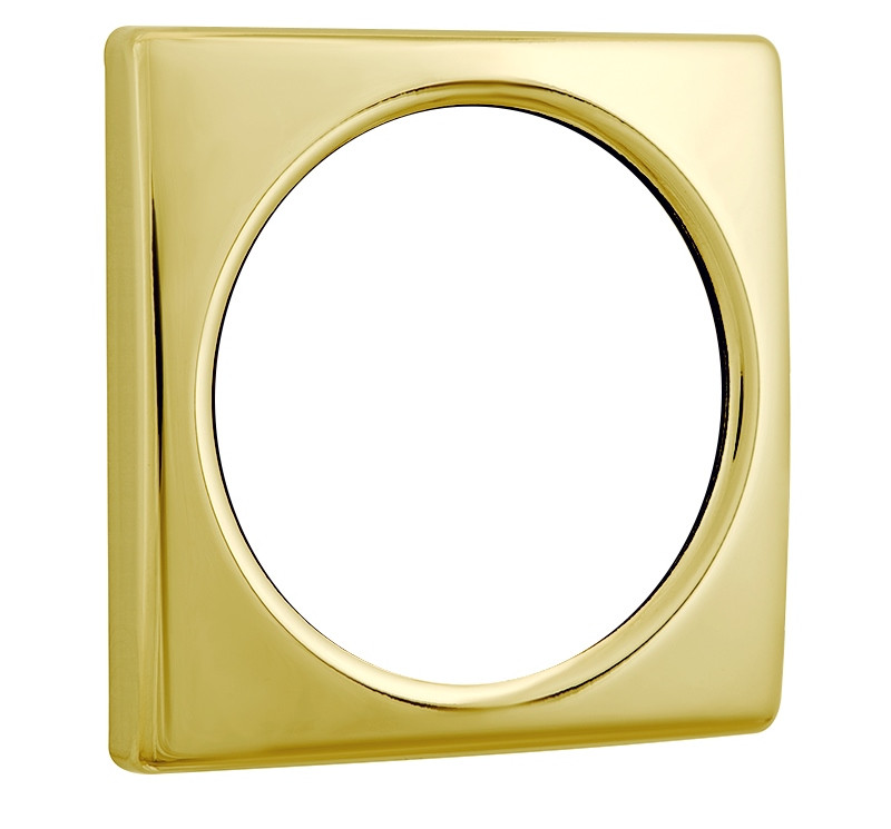 Накладка DiSec KT3794 SQUARE латунь матова Італія)