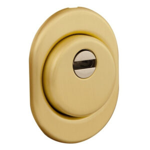 Броненакладка DiSec SFERIK BD16 DIN OVAL 25 мм латунь матова (Італія)