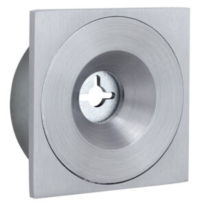 Броненакладка DISEC NX108Q OMEGA SQUARE 15мм нержавіюча сталь матова (Італія)