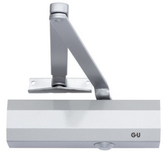 Доводчик дверний GU OTS 130 сріблястий до 80 кг (Німеччина)