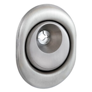 Броненакладка DISEC MONOLITO BD108 OMEGA 22мм нержавіюча сталь матова (Італія)